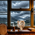 The Midnight Rain Sanctuary l 4K Ambient Screen & Audio Loop