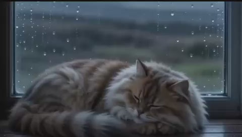 Fade into Blue (4-Min Music Video) | Midnight Rain & Sleeping Cat